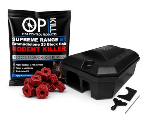Opkill Rat Pack Silver External 300g (Professional Choice Blocks 15 x 20g & 1 x External Rat Bait box)