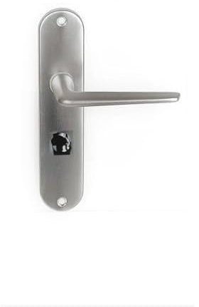 Paire de Poignées de porte KLOSE besser sur plaque Aluminium Mini - Condamnation sans voyant