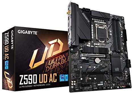 GIGABYTE Z590 UD AC (LGA 1200/Intel Z590/ATX/Triple M.2/PCIe 4.0/USB 3.2 Gen 2/Intel Wireless-AC/2.5GbE LAN/Placa Base)