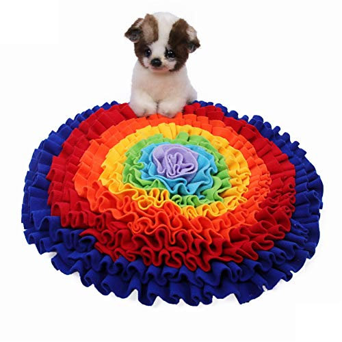 KAIKUN Hundespielzeug Große Hunde Intelligenz Schnüffelteppich für Hunde Hundespielzeug für Langeweile Haustier Snuffle Mat Stress Release Snuffle Mat