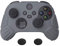 eXtremeRate PlayVital Guardian Edition Gray Ergonomic Soft Anti-slip Controller Silicone Case Cover, Rubber Protector Skins with Black Joystick Caps for Xbox Series S and Xbox Series X Controller