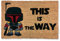KOKO DOORMATS Zerbino Ingresso casa | Tappeto ingresso casa divertenti in fibra di cocco e base tappeto antiscivolo da PVC | Zerbini coco con misure 40x60x1,5 cm | This is the Way