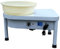 OUKANING Elektrische Töpferscheibe Maschine mit Fußpedal - Keramikmaschine Töpferscheibe Formmaschine 25cm Keramik Tonformwerkzeug Maschine Pottery Wheel Ceramic Machine für Töpferarbeiten