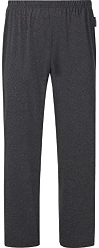 Jan Vanderstorm Herren Schlafhose Anssi Pyjamahose | Elastikbund | große Größen L-7XL dunkelgrau, 6XL (XXXXXXL) - 76/78