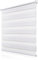 Doppelrollo Klemmfix ohne Bohren B100 x H150cm(Stoffbreite 96cm) Weiß, Rollos für Fenster, Rollo ohne Bohren mit Lichtdurchlässig und Verdunkelnd/Höhe Stufenlos Verstellbar/Kindersicherung