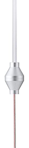Elprico In-Ear-Headsets, Professionelle Audiovisuelle Kabelgebundene Air Tube Security-Headsets mit Mikrofon, Kabelgebundene Headsets mit Einem Kopfhörer(Transparentes einzelnes Ohr)