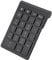 KIMISS Schwarz 22 Tasten, Bluetooth Ziffernblock Pflastern Chromebook Numpad Wireless für OS X PC