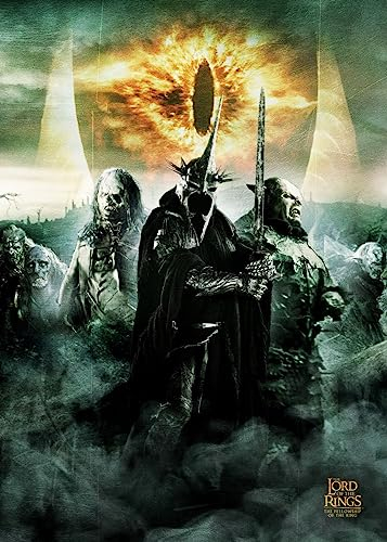 Displate Offiziell Middle Earth MetallPoster Magnetische Befestigung Inklusive Lizenziert Bilder Hochwertiges Poster Black Gate of Mordor - Forces of Sauron 45 cm x 32 cm