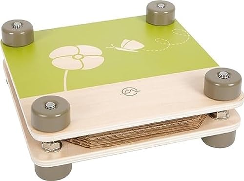 Small Foot Pressa per Fiori Discover, in Legno Certificato FSC® 100%, pressa per lavoretti, dai 3 Anni, 12436