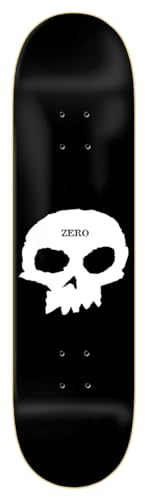 Zero Standard Skateboard-Decks (Single Skull, 20,3 cm)