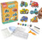 Anulely Kids Painting Set, Plaster Painting Set, Figure Paint Kit, Creative Arts and Crafts Toys, Learn Color Combinations Family Craft Kit for Kids