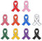 Lot de 10 broches colorées, insignes de bienfaisance, broches avec logo du groupe, insignes de sensibilisation à la santé, décorations personnalisées, Métal