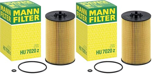 MANN-FILTER HU 7020 z Ölfilter - für Pkw + Transporter (Packung mit 2)