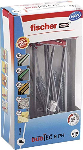 Fischer 539026 DUOTEC 10 S PH LD 2-Komponenten-Dübel 50mm 10mm 10St.