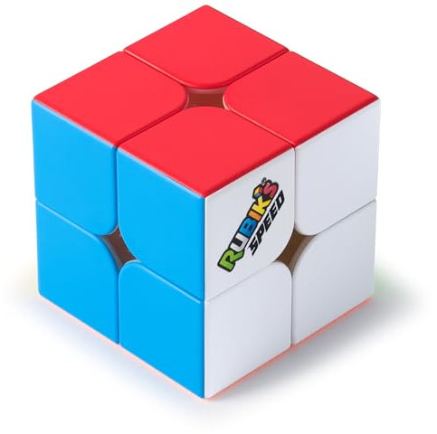 Rubik's Cubo 2x2 Speed Cube per soluzioni super veloci, rompicapo per risolvere problemi, puzzle classico di corrispondenza dei colori, giocattolo fidget e puzzle sensoriale per adulti, adolescenti e