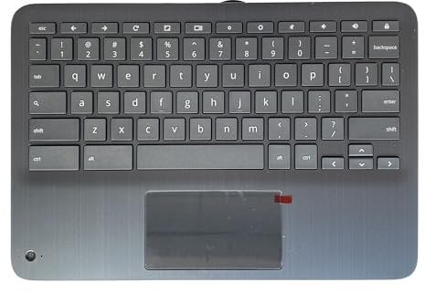 Replacement for HP Chromebook x360 G3 EE 11 Laptop Upper Case Palmrest Keyboard Touchpad Assembly Part Non-WFC L92214-001
