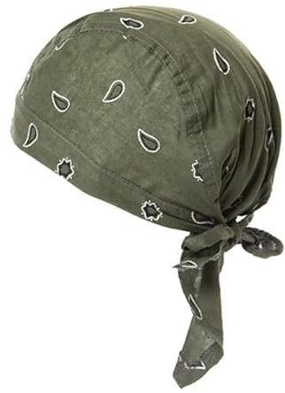 EMMEBi Bandana Baby Kinder mädchen Baumwolle (Olivgrün)