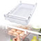 FORYNXHWIN Egg Container for Refrigerator - 18 Grid Clear Pull Out Egg Holder, Fridge Drawer Organizer for Kitchen Pantry, Durable Egg Storage Tray for Freshness & Organization
