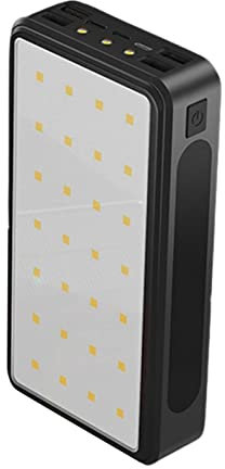Caricabatterie portatile Power Bank - Caricatore per telefono solare da 50000 mAh, Caricatore portatile a ricarica rapida | caricatore per cellulare, batteria esterna per telefono e tablet, 160x81x33