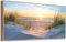 Malen Nach Zahlen Strand Sonnenuntergang Malen Nach Zahlen Kinder Anfänger,Malen-Nach-Zahlen ab 9 Jahre Mädchen Geschenke,DIY Ölgemälde Set mit Pinseln Acrylpigment Leinwan,Home deko Wohnzimme 30x60cm