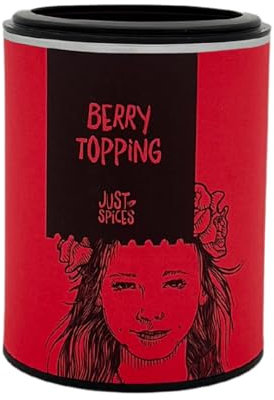 Just Spices Berry Topping I Fruchtiger Gewürzmix für Smoothies, Eis & süße Bowls I Gewürzdose, 25 g
