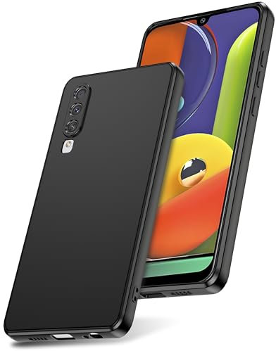 Watana for Samsung Galaxy A50 A50S A30S Case, Soft-Touch Silicone Phone Case, Shockproof, DustProof, Antiskid Full Body Armour Phone Cover with Microfiber Lining for samsung A50 A50S A30S,Black