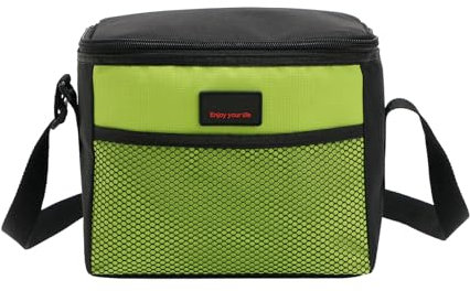 Nanxson Kühltasche Klein 5L Mini Kühltasche Faltbare Lunchbox Tasche Lunchtasche Isoliert Thermische Picknicktaschen für Schule Büro Picknick Reise (5L,Grün)