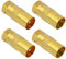 VISSQH 4 x Adaptador tipo F macho a macho/hembra Conector de cable coaxial Convertidor de enchufe