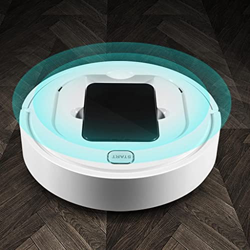 getuse Robot aspirador inteligente ultrafino recargable por USB, trapeador absorbente 3 en 1, 90 minutos de funcionamiento, bajo ruido, para suelos duros y alfombras finas
