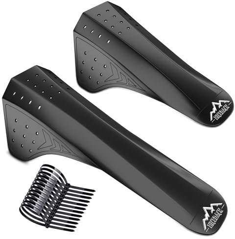 NICEDACK Fahrrad Schutzblech, MTB Schutzblech VerläNgerung, Schutzbleche Mountainbike, Mudguard Rennrad Hinten, Fahrrad Spritzschutz Vorne, Mud Guard MTB, KotflüGel Fahrrad für 26-29 Zoll Fahrrad