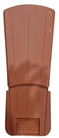 Terracotta Easy-Trim Universal Dry Verge System for Gable, Plastic & PVC Roof Tile End Caps (Pack of 10)
