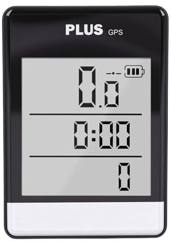 Asixxsix GPS Fahrrad Computer, Drahtloses Radgeschwindigkeitsmesser mit 3,26 Zoll hintergrundbeleuchtetem LCD-Bildschirm, Auto-Schlafmodus, IPX6 wasserdicht Fahrrad Odometer