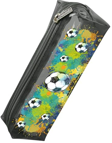 Online Federmäppchen I Stylische Federtasche für die Schule I Pencil Case mit praktischem Reißverschluss zur Aufbewahrung von Stiften & mehr