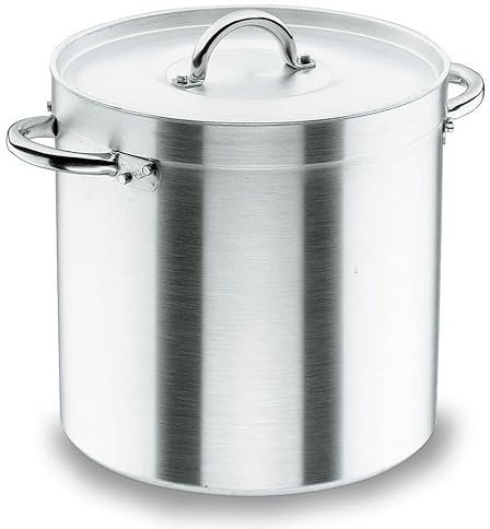 Gastro Aluminium Topf Suppentopf mit Deckel 25,7 Liter Alu Topf Alutopf