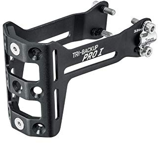 Topeak Tri-Backup Pro I Al Rear Hydration Multi Mount on Saddle Parallel Rail Section for Triathlon Saddles
