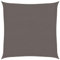 vidaXL Voile d'Ombrage PEHD Carré 3,6x3,6 m Anthracite Taud Parasol Solaire