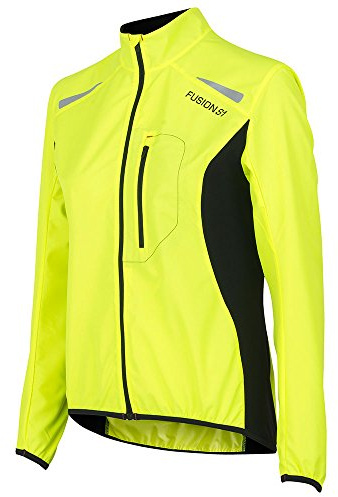 Fusion Damen S1 Run Jacke, gelb/schwarz, m