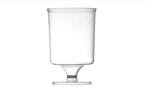 IPI 240 Verres à Pied Cristal Plastique réutilisable Rigide 16 cl