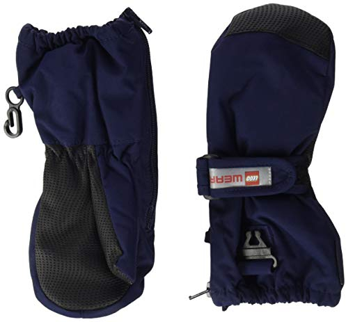 Kabooki Lego Handschuhe Kinder 98-104 Dark Navy I Handschuhe Kinder Wasserdicht I Handschuhe Jungen und Mädchen