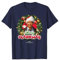 Warner Bros. Christmas Vacation Merry Clarkmas Weihnachten T-Shirt, Herren, Fans of National Lampoon's Christmas Vacation, Christmas celebrators, Kurzarm, T-Shirt, Blau, S