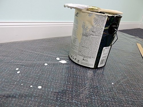Tradewise Self Adhesive Carpet Protector Roll - 600mm x 100m - Water Resistant, Heavy Duty Floor Protector Film Roll - Carpet Protection Film for Carpets, Flooring & Stairs