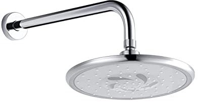 Ciel de pluie chrome HYDRAO- Douche de tête écologique & connectée - Jet pluie - 70% d'économies d'eau