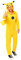 Amscan - Erwachsenenkostüm Pikachu, Fleece-Jumpsuit mit Kapuze, Pokemon, Motto-Party, Karneval, Gelb,Gr. XXL (DE 56)