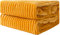 MIULEE Kuscheldecke Fleecedecke Flanell Decke Einfarbig Wohndecken Couchdecke Flauschig Überwurf Mikrofaser Tagesdecke Sofadecke Blanket Für Bett Sofa Schlafzimmer Büro 65x82Inch 170x210cm Orangegelb