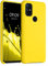 kwmobile Cover per OnePlus Nord N10 5G Custodia - Back Case per Smartphone in Silicone TPU - Protezione Gommata - giallo radiante