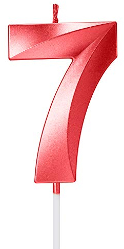 Kerzen Geburtstagskerzen Geburtstagskerzen Geburtstagskerzen Geburtstagskerze Tortenaufsatz Zahlenkerzen Zahlenkerzen Zahlenkerzen rote Kerzen Geburtstagskerzen (metallic rot 7)