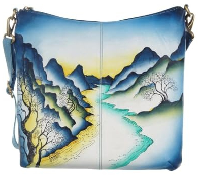 Greenland Nature Art+Craft Umhängetasche Leder 32 cm