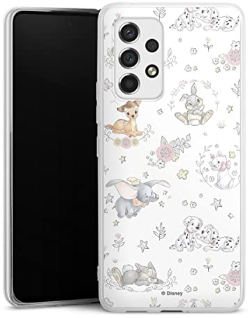 DeinDesign Silikon Hülle kompatibel mit Samsung Galaxy A53 5G Case transparent Handyhülle Disney Bambi Dumbo