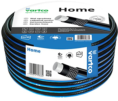 Vartco Home 4-lagiger Wasserschlauch Gartenschlauch Schlauch Gartenbewässerung Flexibel Flexischlauch Polyester-Kreuzgeflecht UV-beständig 25 Bar (3/4 30m)