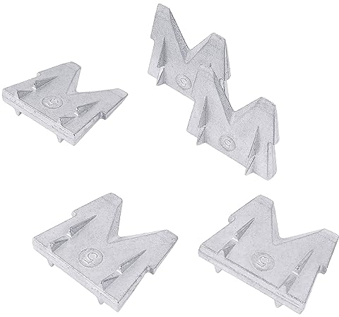 BAUSTER® 5 St. Keil für Äxte und Hämmer, nr.5 (30 mm x 30 mm) Holzkeil Spaltkeil Blockade Hammer Keilabsatz Stahl Hammer Wedges, Hammerkeil-Set 5tlg